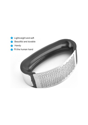 Kosona 304 Paslanmaz Çelik Yaylı Sarımsak Ezici Seti - Silikon Soyucu Ve Fırça İle Hızlı Ezme, Pratik Kullanım Renkli Kutuda Diğer