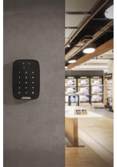 Ajax Keypad Plus Kuyumcu Kablosuz Tuş Takımı Siyah