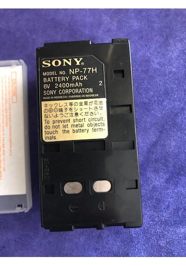 Sony Np 77h 6v 2400mah Batarya Sony Video Kamera Bataryası