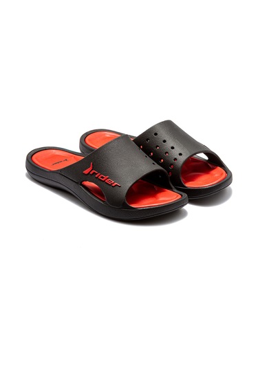 Bay Erkek Terlik Siyah-kırmızı 39/46 Kırmızı - Siyah