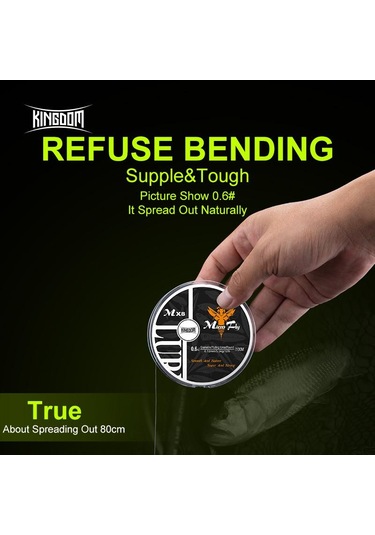 Krallık Mikro Sinek Oltaları 100 M 150 M 8 Iplikçik Örgülü Pe Japonya Monofilament Olta Seti Lider Hattı Sazan Olta Teli 0.4 Green