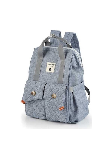 Novahub Moveevo Adresli Sırt Çantası - Kapasiteli, Çok Amaçlı İnsular Bez Mavi