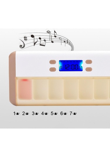 Pazly Zamanlama Suntek Kutusu Izgara Hatırlatıcı Hap Akıllı 7 Cr Diğer