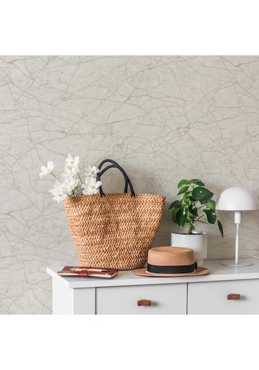 Adawall Roka 23107-2 Doğal Taş Desenli Düz Sade Duvar Kağıdı
