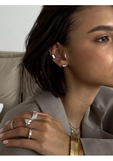 Sılverme Gümüş Geniş Plaka Gümüş 925 Bileklik 29499608 Diğer