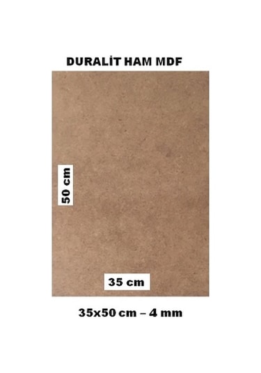 35x50 Duralit Ham Mdf 4 Mm Kalınlık Pürüzsüz Çift Yüzey 1 Adet