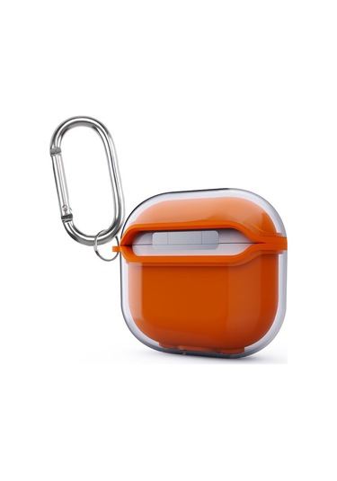 Kilifone -  Airpods Uyumlu 4. Nesil - Kılıf Askı Aparatlı Kulaklık Kılıfı Airbag 42 - Füme