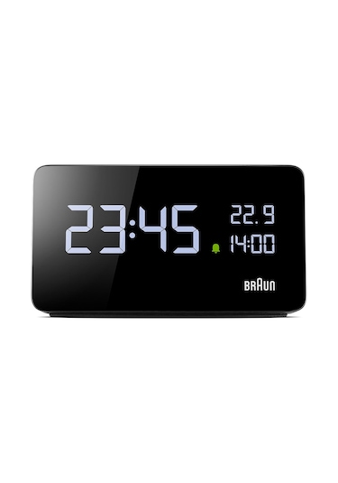 Braun Bc20beu Siyah Dijital Alarmlı Masa Saati Brn.bc20beu