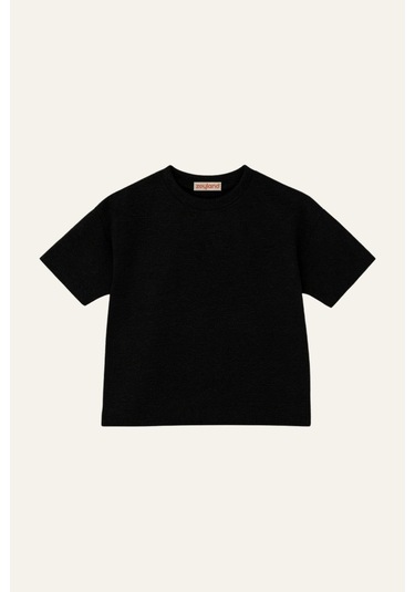 Erkek Çocuk Kısa Kol T-shirt - Siyah SIYAH