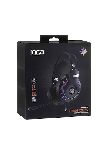 Inca Lapetos IGK-X10 RGB Titreşimli 7.1 Surround Oyuncu Kulaklığı