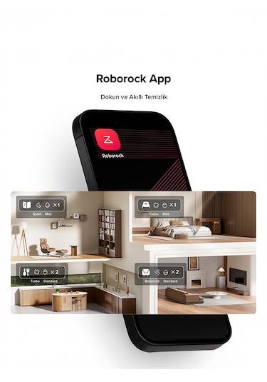 Roborock Q8 Max Pro Akıllı Robot Süpürge  Beyaz