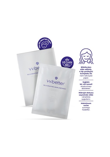 Vvbetter Rejuvenating Squalane Mask Yüz Maskesi Kore 28 ML