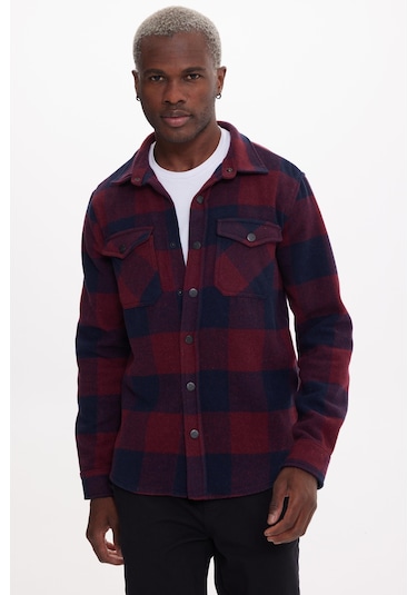 Colorado Hardal-kırmızı Basıc Gömlek Çok Renkli