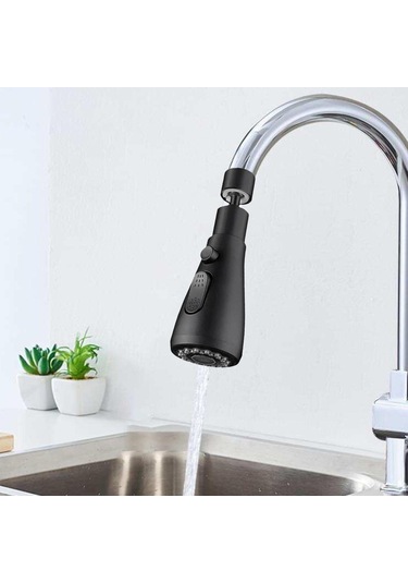 Suntek Magideal 360 Dönen Musluk Uzatıcı Siyah