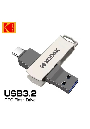 .  Kodak K273  32 GB Type-C ve Usb 3.2 Type-C Çift Giriş Otg Flash Bellek