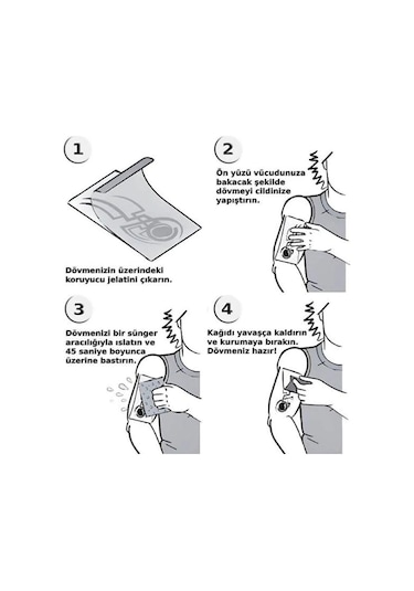 Pamuk Prenses Sindiella Rapunzel Geçici Dövme Çok Renkli