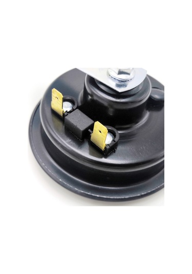 Samdoo 12v Çift Tonlu Araç Kornası - Motosiklet, Bisiklet Ve Otomobiller İçin 110db Yüksek Sesli Demir Gövde