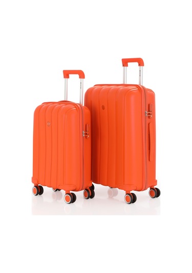 Mçs Polipropilen 2li Valiz Seti Orta & Kabin V305 S21yy1000076-set 00314 Portakal