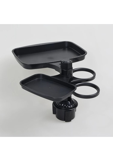Chuangyinshop Black- Dayanıklı Kompakt Ayarlanabilir Araç Bardak Tutucu Organizatör Kaymaz Taban