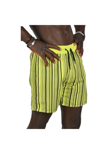 Deepsea Erkek Yeşil File Astarlı Deniz Şortu 2403011 Deepsea Erkek Yeşil File Astarlı Deniz Şortu 2403011