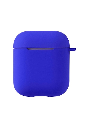 Kilifone - Airpods Uyumlu Airpods - Kılıf Airbag 11 Silikon Kılıf - Saks Mavi