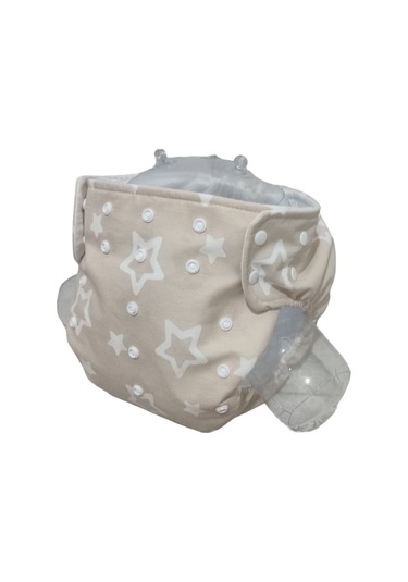 Bezhane Baby Yıkanabilir Bebek Bezi Cepli Yıldızlı Kapiçino 15kg