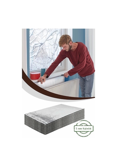 10 Adet Kalorifer Radyatör Arkalığı Isı Tasarrufu Petek Arkası Yalıtım İzolasyon Yansıtıcı Levhası