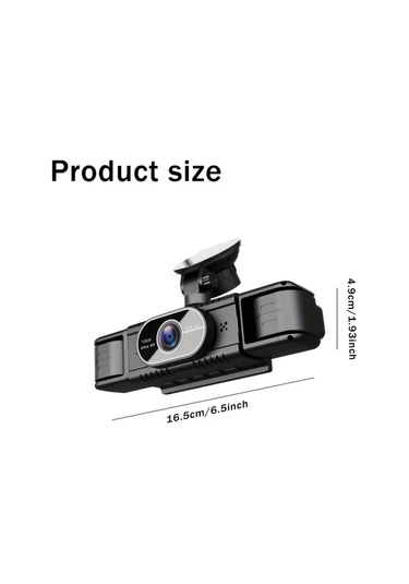 Xuweiwei 360 4 Kanallı Araç Kamerası - 1080p Ön Ve 720p Sol Sağ Arka Görüş Gece Görüşlü 4 Lenses Without Memory Card Dahil Değildir