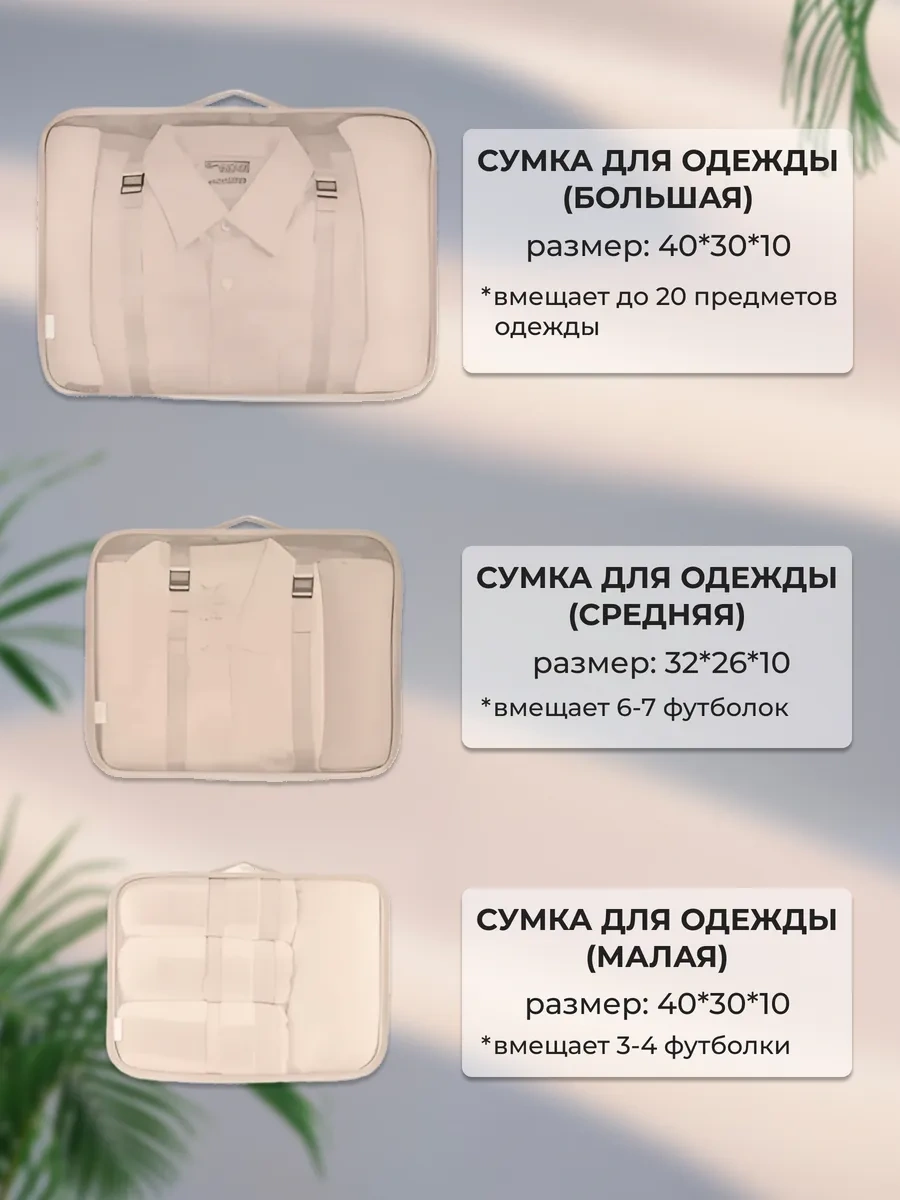 Leonova Valiz İçin Seyahat Organizer Seti 266026792 Bej