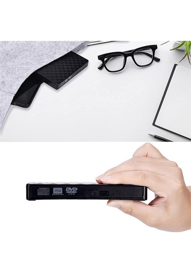 Sones Bt699 Usb / Type-c Harici Optik Sürücü Kılıfı Dizüstü Bilgisayar Dvd Yazıcı Taşınabilir İnce Disk Oynatıcı