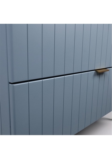 Kobos Noble 100 Cm Banyo Dolabı Seti Light Blue Mavi