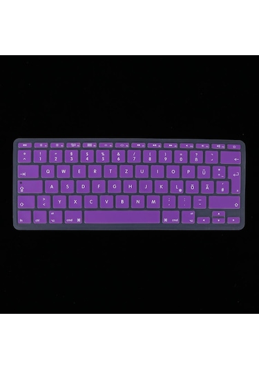 Homyl Avrupa 11 Inç Macbook Için Almanca Fonetik Klavye Mor