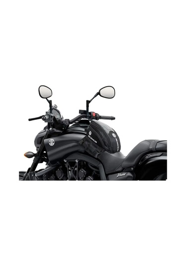 Motosiklet Depo Üstü Manyetik Çanta Impertex Omuz Taşıma Askılı Motor Çanta Siyah