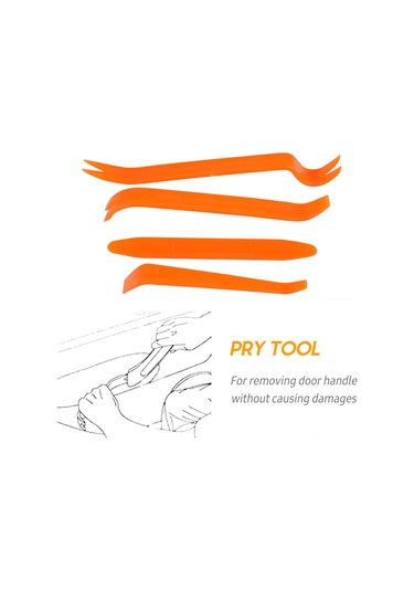 Lemestar 12 Parçalı Araç Ses Sistemi Sökme Takımı - Kapı Bakımı İçin El Tipi Onarım Aletleri Seti