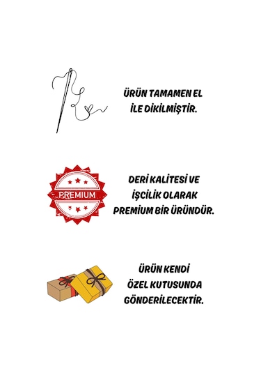 El Yapımı Hakiki Deri Premium Cüzdan Taba Geniş Model Taba