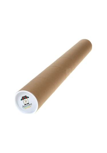 Aboowe Kapaklı Silindir Kutu Rulo Gönderi Tüpü 5Cm X 70Cm 5 Adet