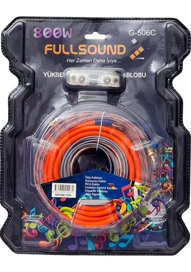 Fullsound G-506C Oto Anfi Kablo Seti