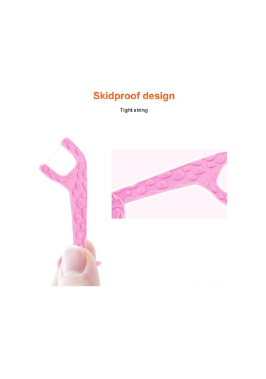 Samdoo Çocuklar İçin Taze Yeşil Teflon İpli Diş İpi Çubuğu - 40 Adet, Diş Arası Gerekli Temizlik, Güvenli Kullanim