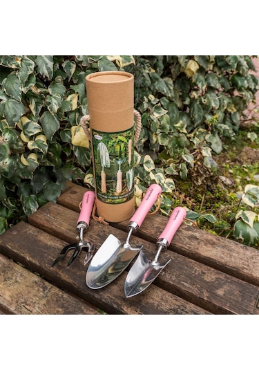 Gardenwind P1729003 Paslanmaz 3lü Bahçe Seti Kürek Ve Dirgen