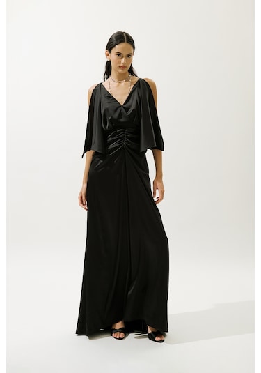 Keıra Abiye Elbise Siyah Siyah