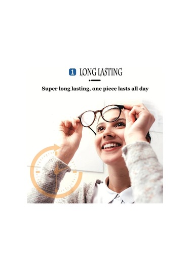 Elmpaly 100 Adet Gözlük Temizleme Mendili Nemlendirilmiş Tek Paket Çiziksiz Lekesiz Buğu Önleyici Gözlük Maske Kamera Lensi İçin