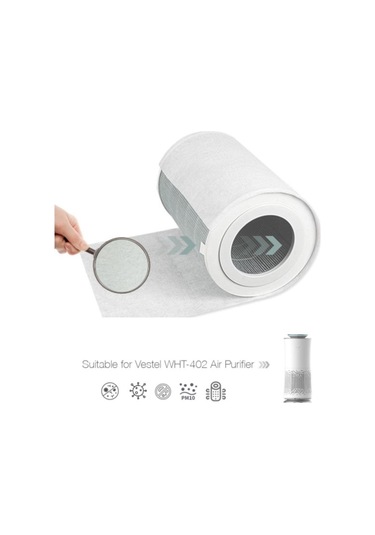 Purmed 10 Adet Vestel Vht 402 Hava Temizleyici Uyumlu Toz Tutucu Ön Filtre