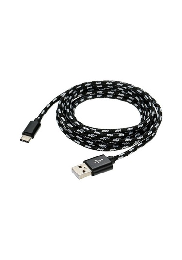 Pazly Usb Type-c Şarj Ve Veri Kablosu, Samsung Uyumlu Huawei İçin, Yedek Naylon Örgülü Kablo