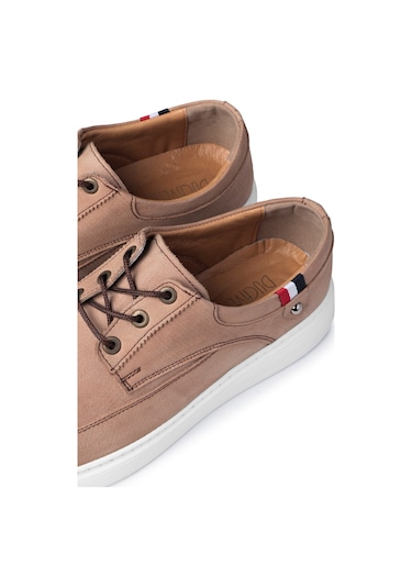 Ducavelli Daily Hakiki Deri Erkek Günlük Ayakkabı, Yazlık Ayakkabı, Hafif Ayakkabı, Bağcıklı Deri Ayakkabı Kahverengi