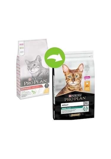 Purina Pro Plan Renal Plus Tavuklu Yetişkin Kedi Maması 10 KG