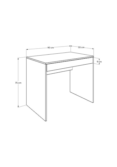 Adoremobilya Çekmeceli Çalışma Masası - Oslo Ceviz Oslo Ceviz