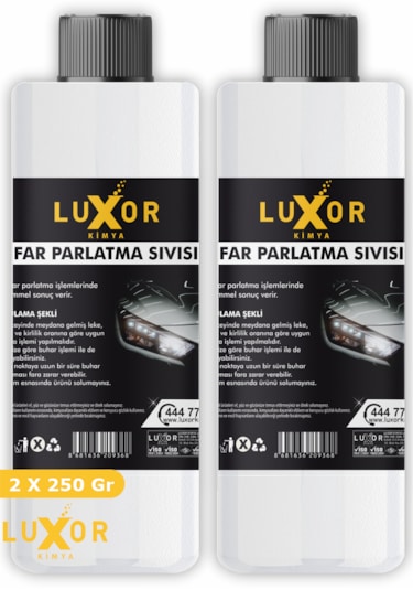 Luxor Kimya 2 x 250 gr. Far Parlatma Far Parlatıcı Far Temizleme