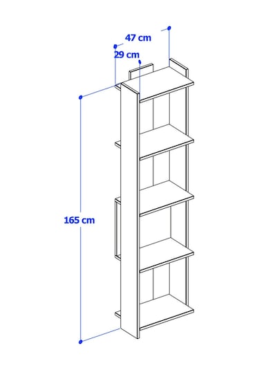 Nova Kitaplık - Beyaz