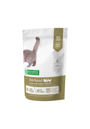 Nature's Protection Sterilised Kümes Hayvanlı Kısırlaştırılmış Kedi Maması 400 G