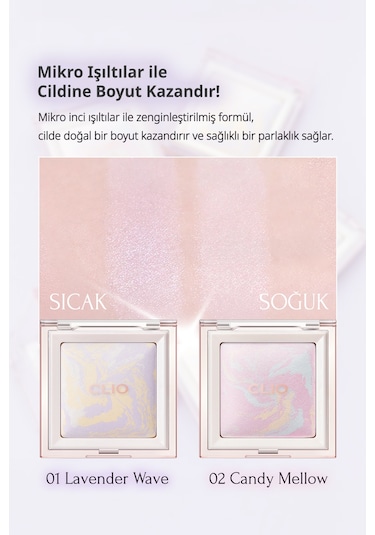 Clıo Light Setting Powder 02 Candy Mellow